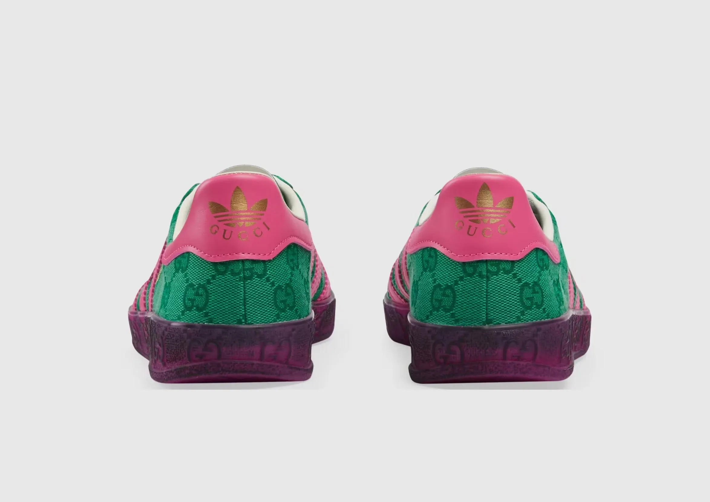 adidas x Gucci Gazelle Green GG Monogram