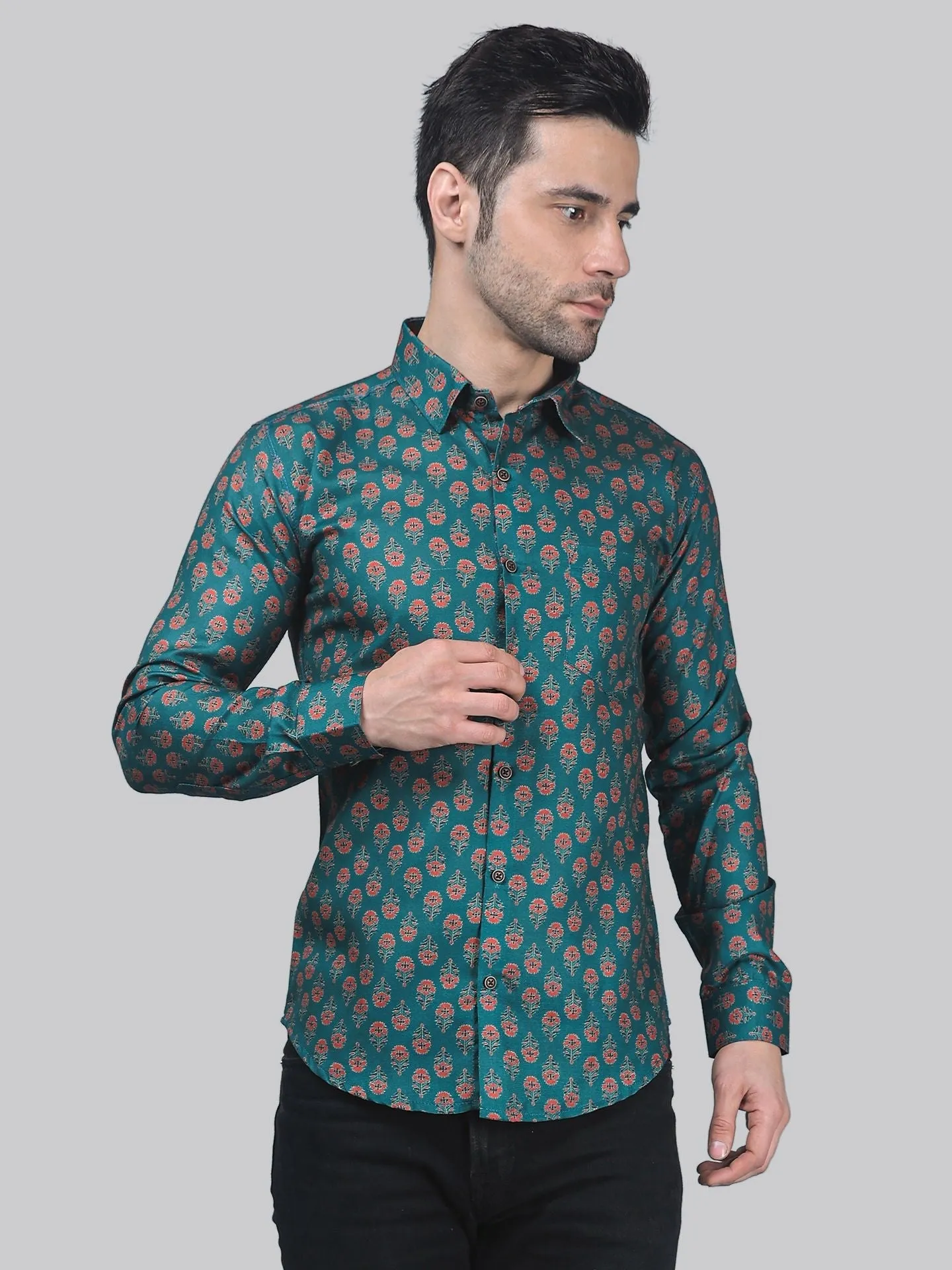 Artistic-modern Men's Printed Shirt