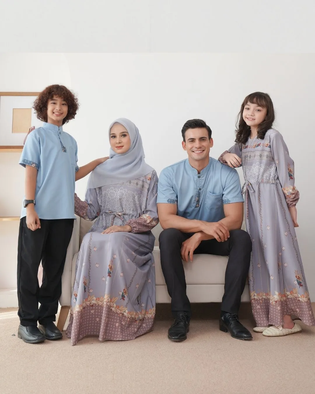 Cilla Dress Anak Custom - DCA2.2 Grey
