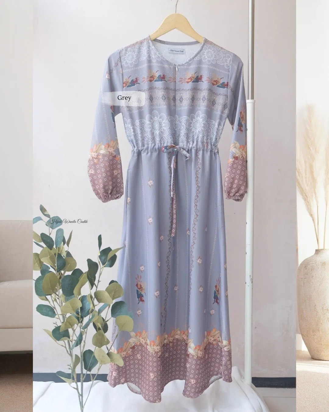 Cilla Dress Anak Custom - DCA2.2 Grey