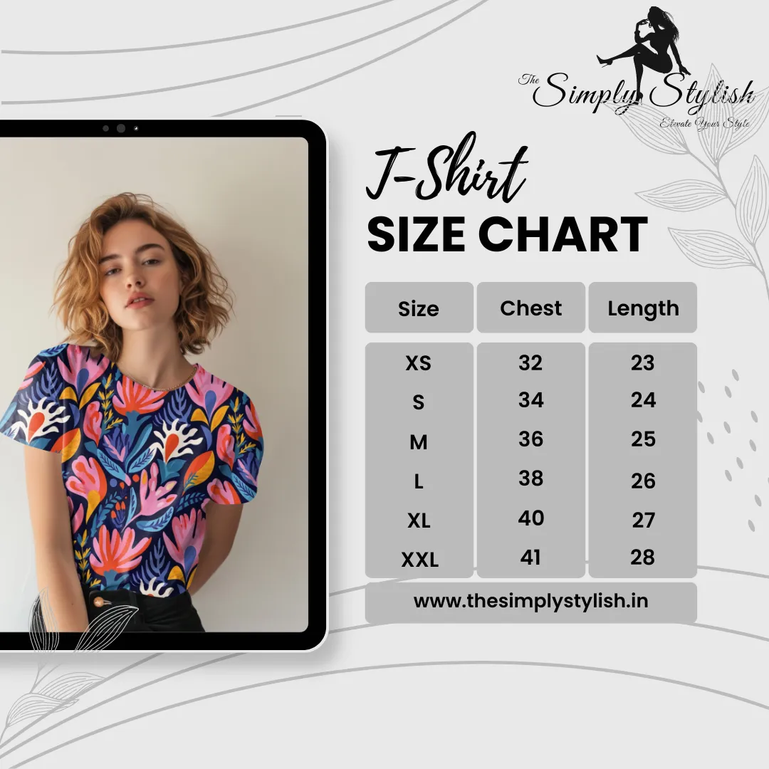 Garden-Inspired Elegance Women's All-Over Floral Tee