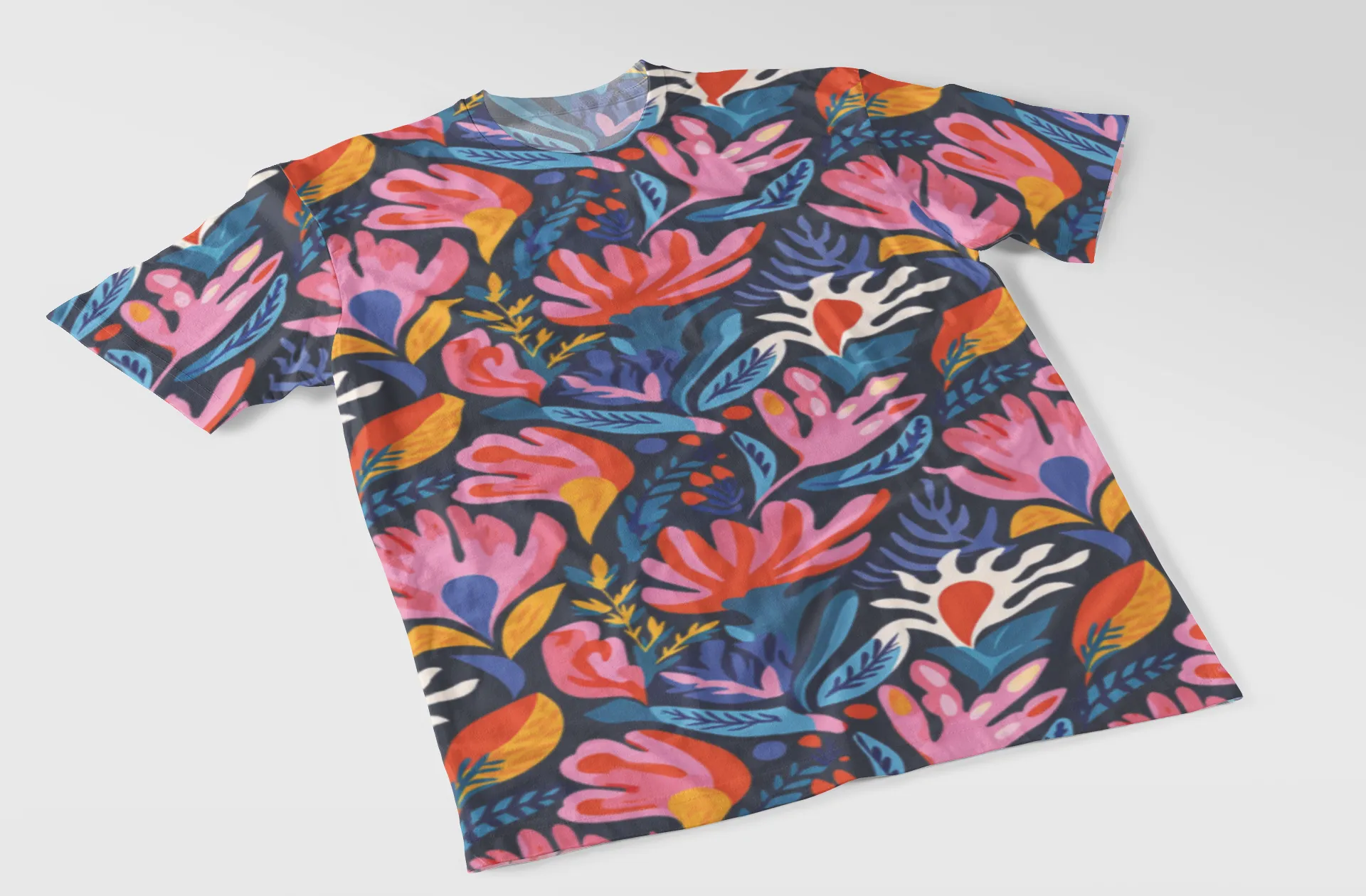 Garden-Inspired Elegance Women's All-Over Floral Tee
