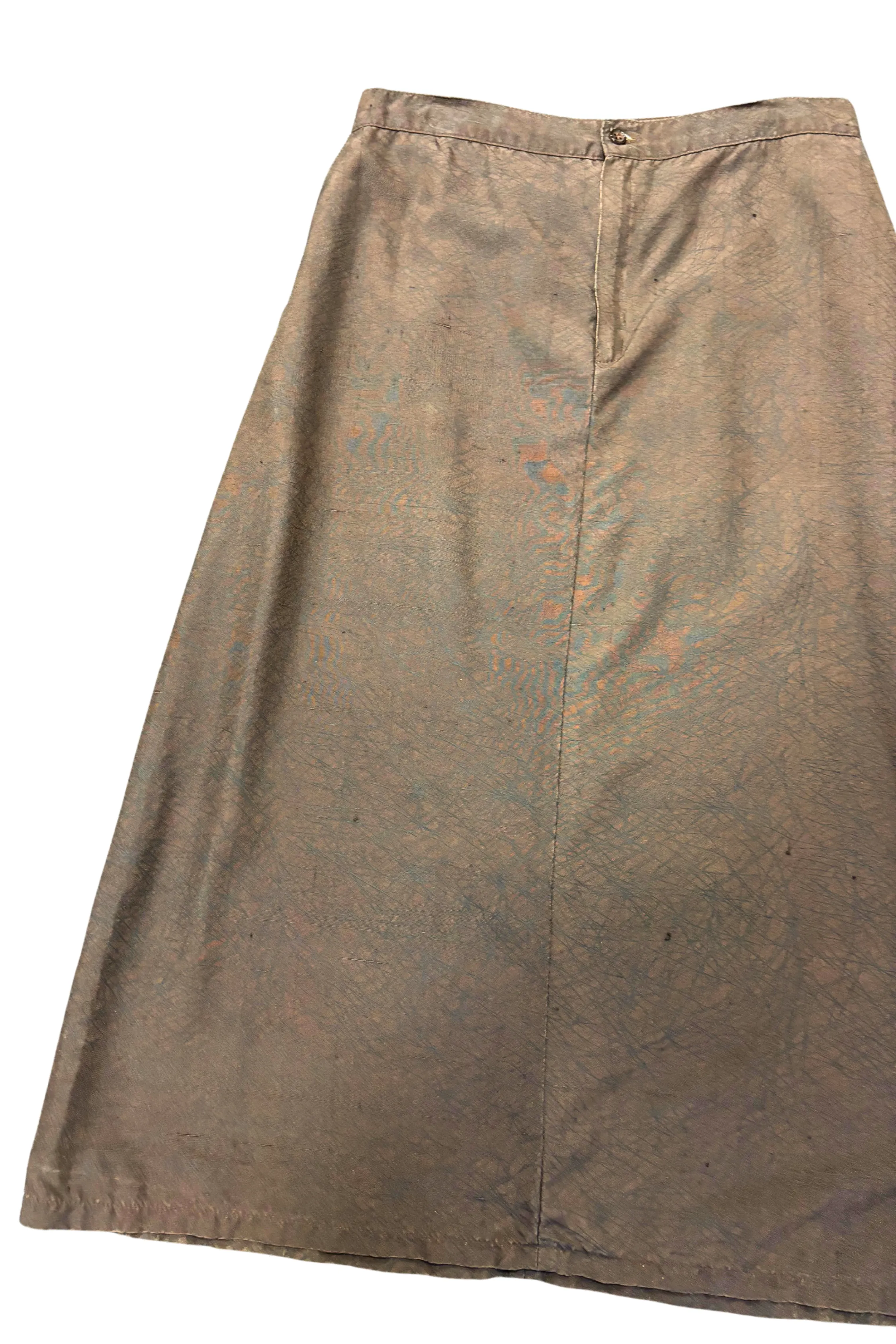 Handmade scribble maxi skirt, M