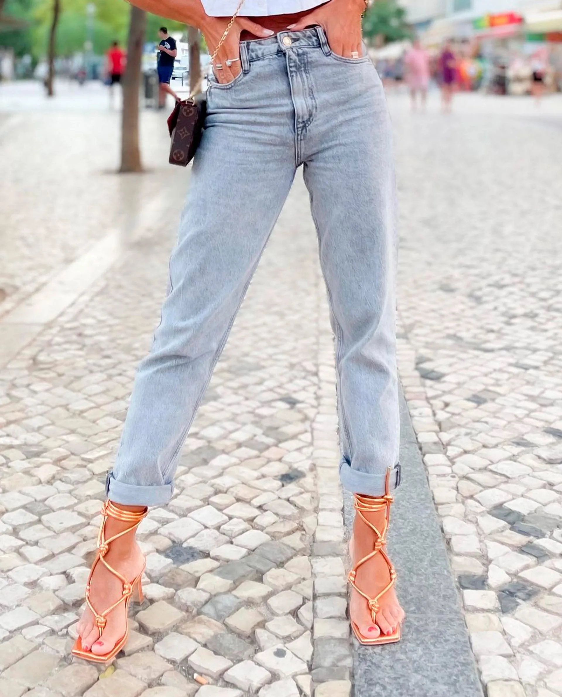 Strelitzia Orange Sandals