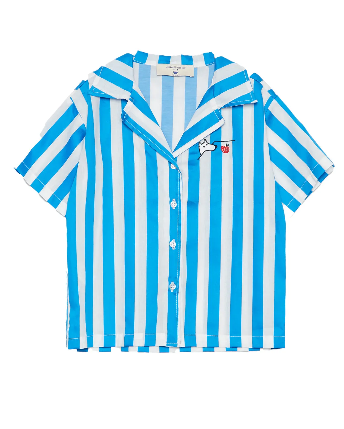 WEEKEND HOUSE KIDS Things I Like BLUE STRIPES BUTTONED SHIRT