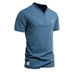 West Louis Casual V-neck Cotton Summer Tee