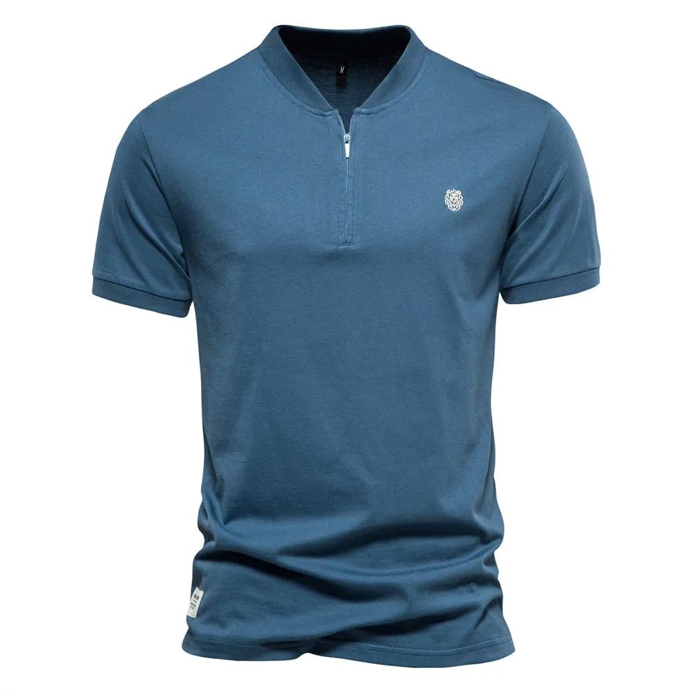 West Louis Casual V-neck Cotton Summer Tee