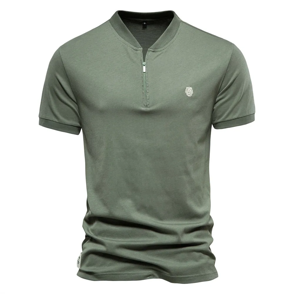 West Louis Casual V-neck Cotton Summer Tee