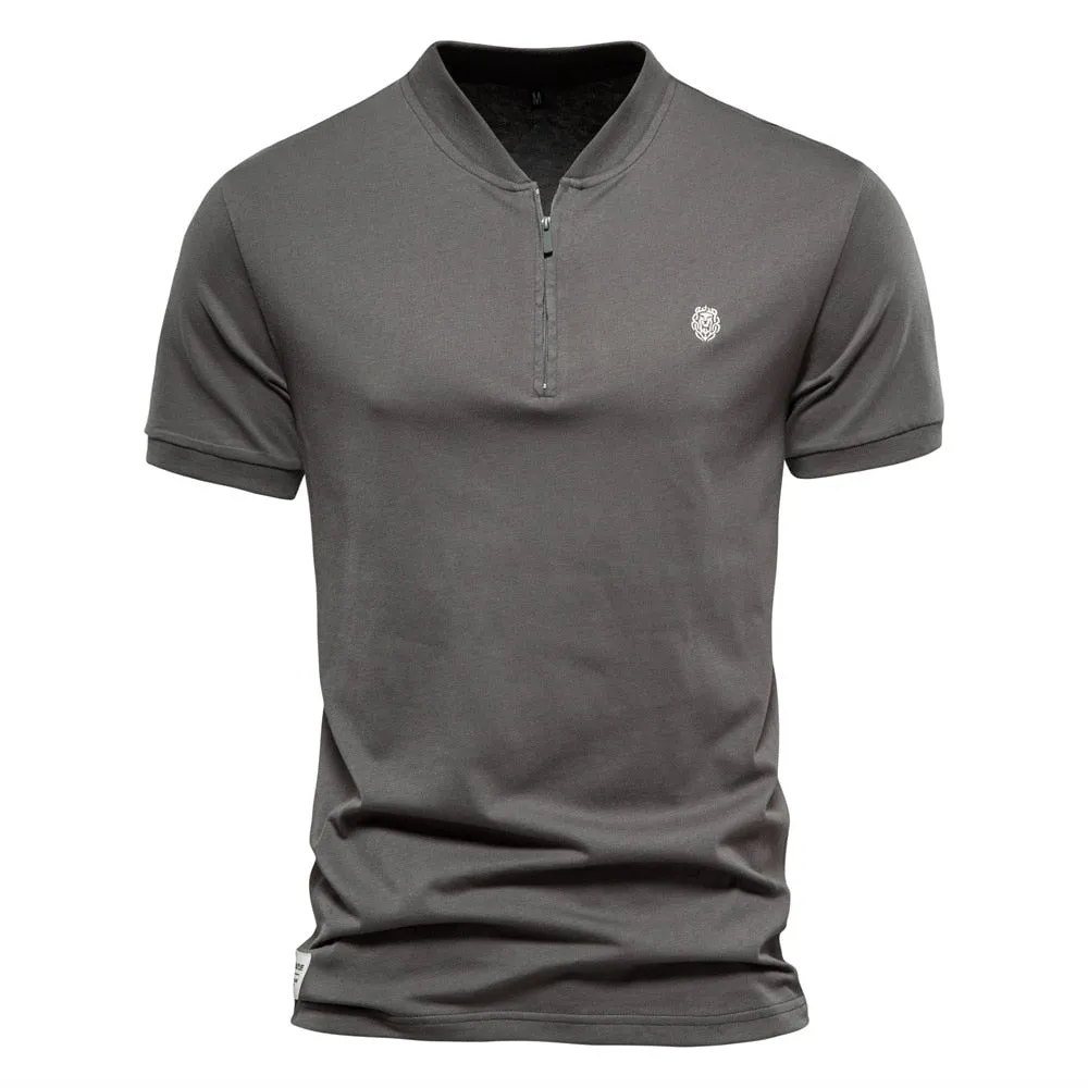 West Louis Casual V-neck Cotton Summer Tee